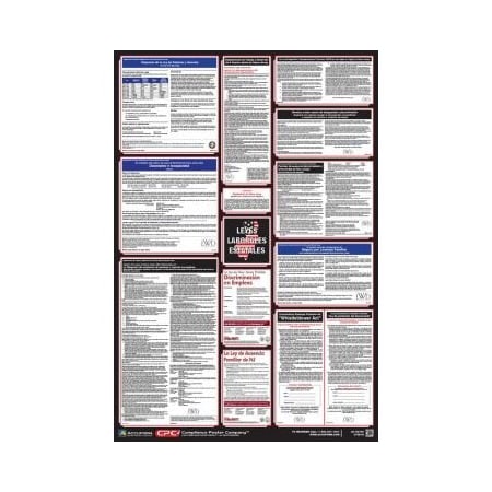 Accuform POSTERS COMBO STATE, FEDERAL AND OSHA PPG400NJ PPG400NJ